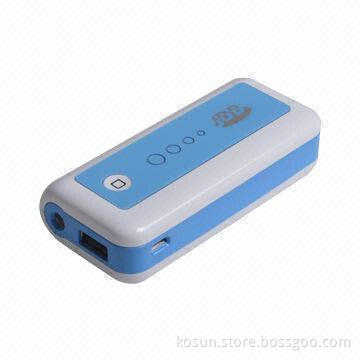Portable Power Banks, 5,200mAh Capacity
